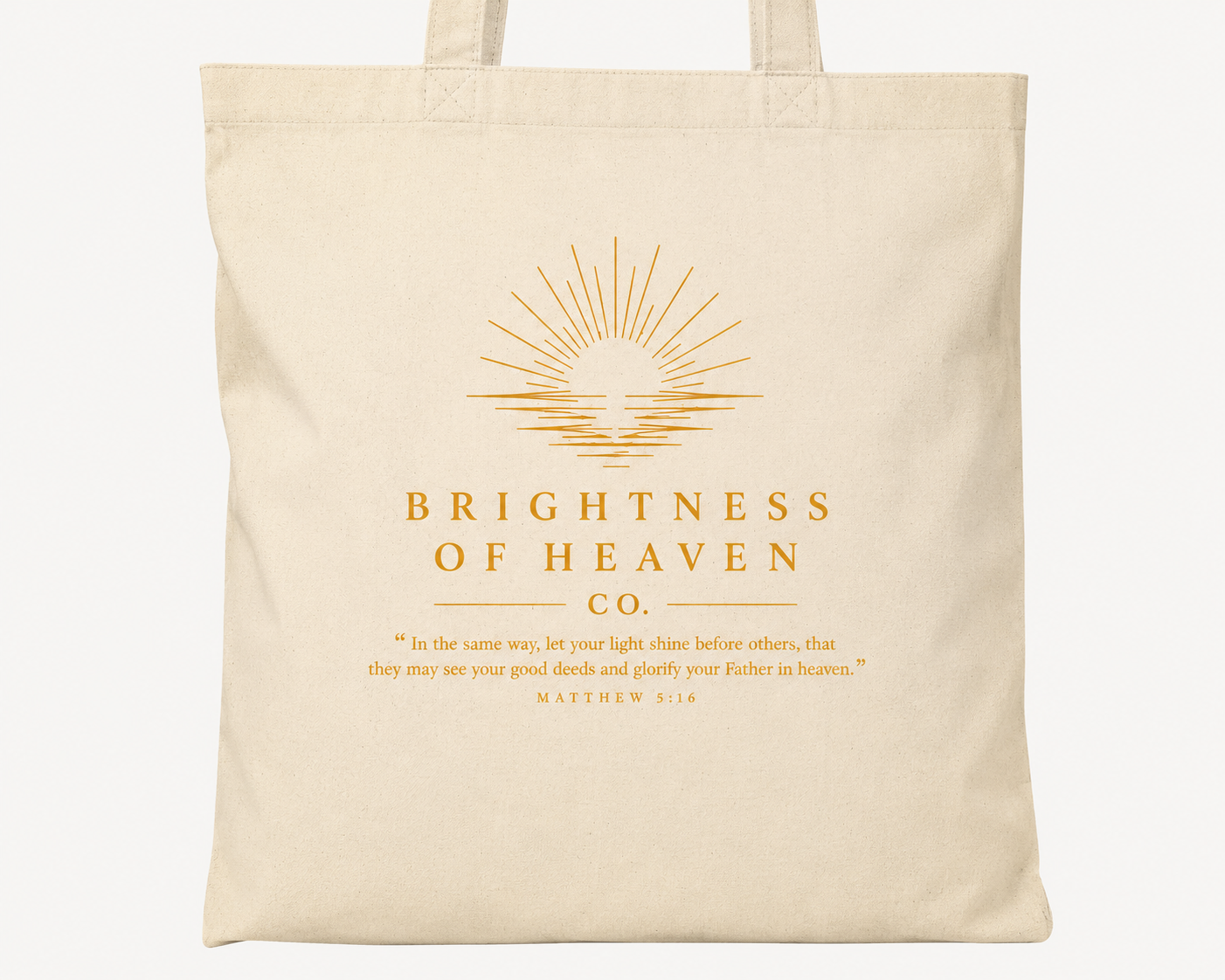 Brightness of Heaven (Let your Light Shine) Tote